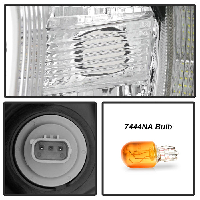 SPYDER xTune 17-20 Chevy Sonic Halogen w/LED DRL Projector Headlight - OE Left (HD-JH-CSON17-OE-L) 9960185