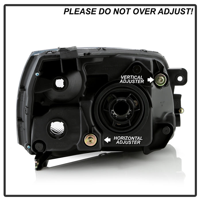 FR SPORT SPYDER Xtune Mitsubishi Galant 04-08 Amber Crystal Headlights Black HD-JH-MG04-AM-BK...