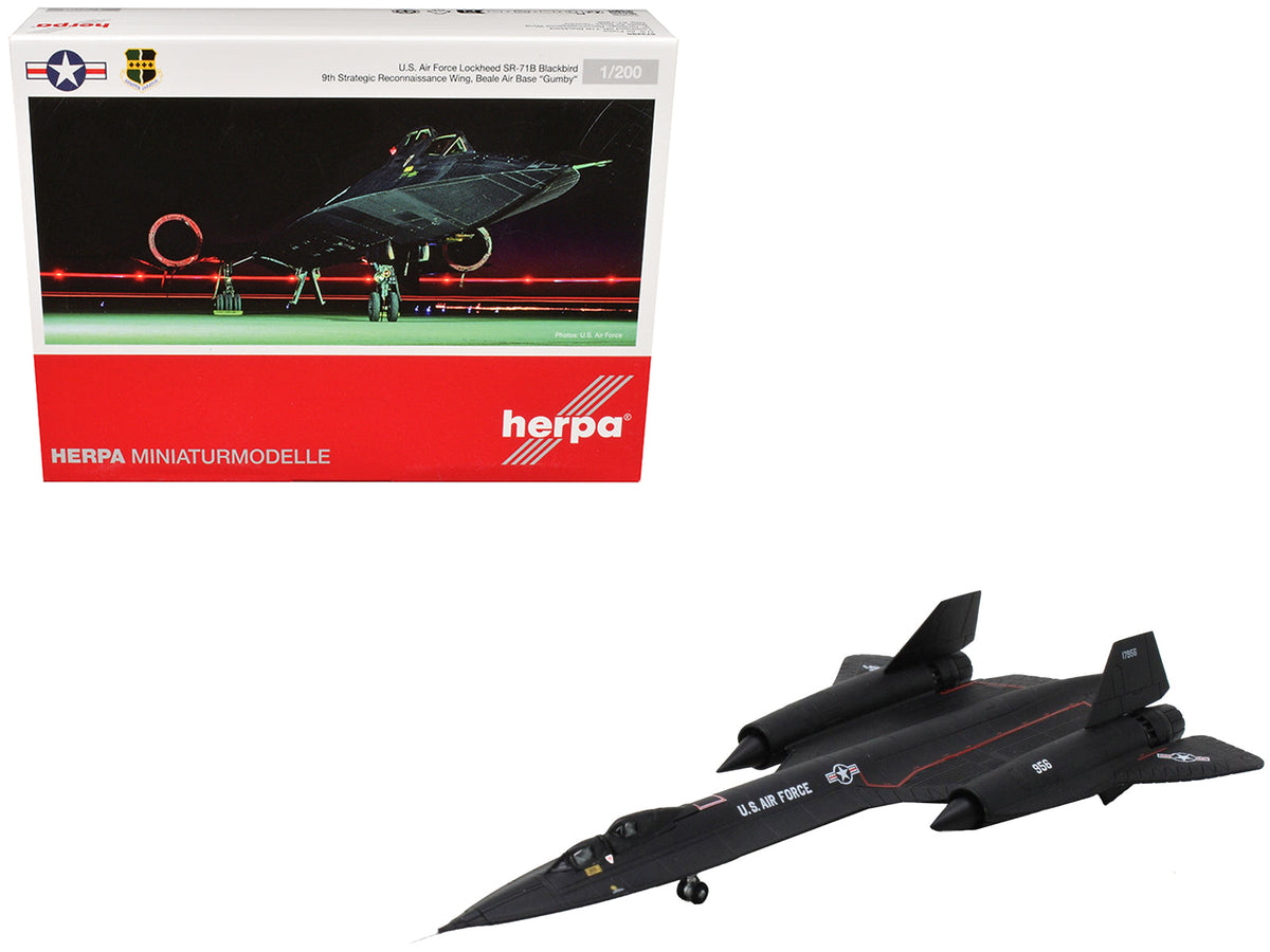 Rapid Vehicles Lockheed SR-71B Blackbird Stealth Aircraft "9th Strategic Reconnaissance Wing...