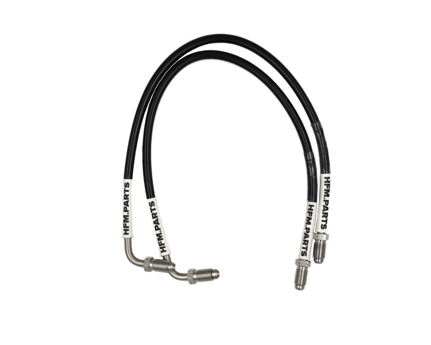 Front Hard Line Delete Braided Brake Lines