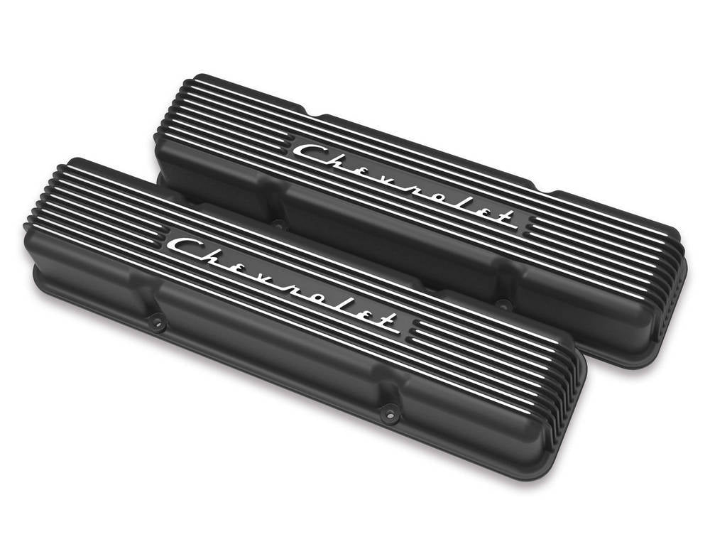 Valve Cover Finned Script SBC - 241108