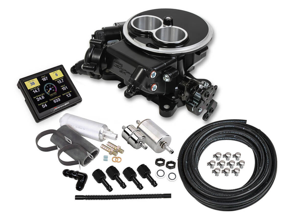 Fuel Inj Sys 2-Barrel Black Mast Kit - 550850K