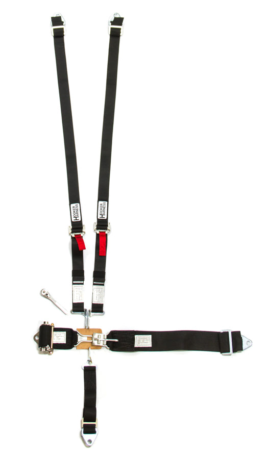 5-Pt Harness System Hans LL Ratchet Adj Black - 51100