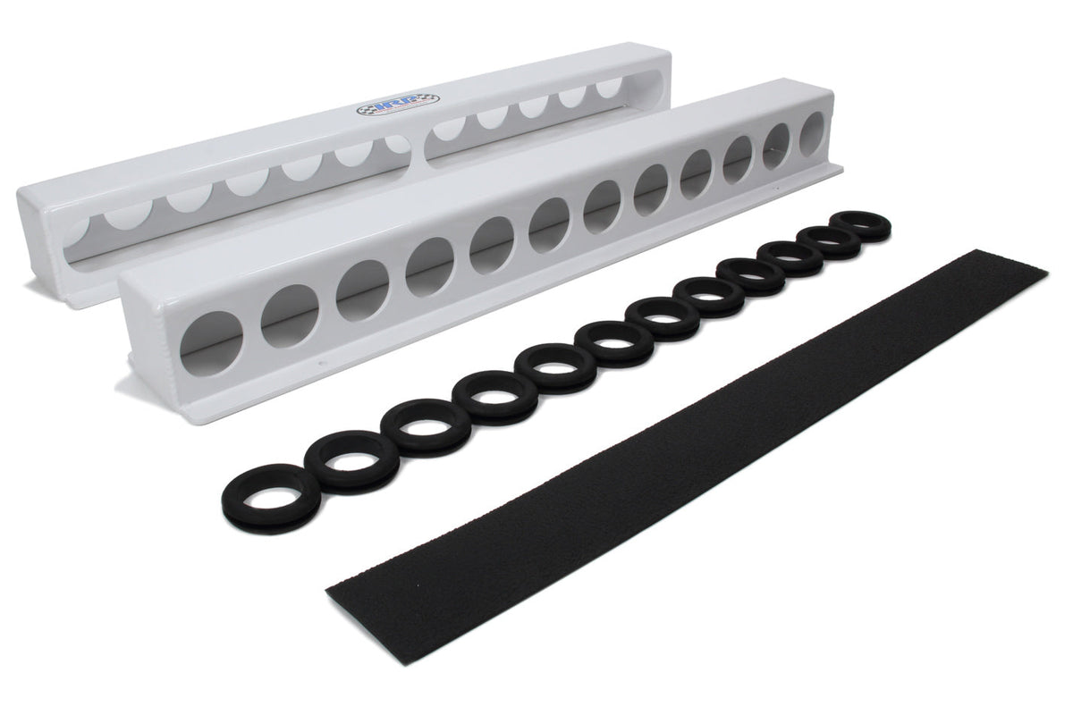 Torsion Bar Rack Holds 12 Sprint Bars White - HRP6350WHT