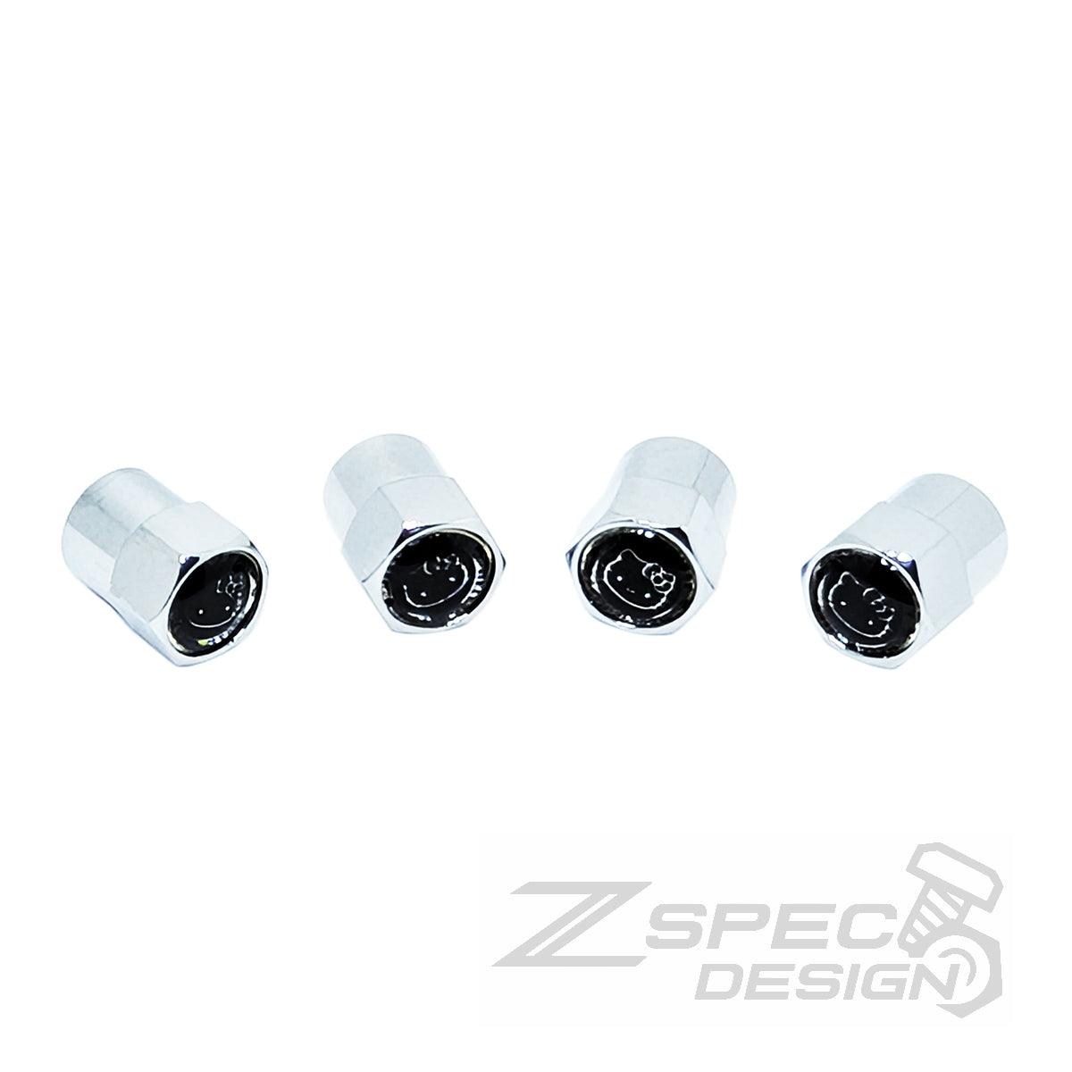 Chrome Valve Stem Tire Caps, Style: Kitty