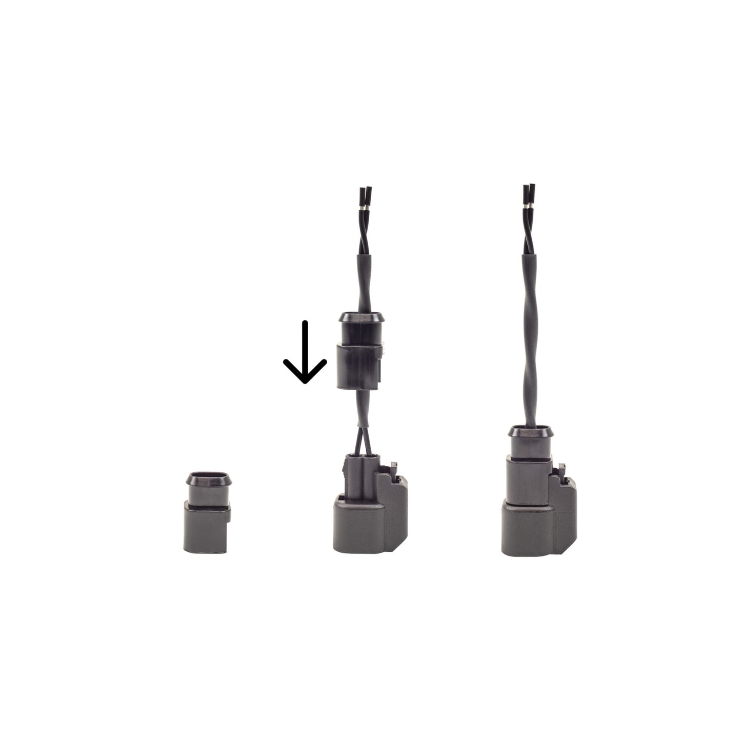 T1 USCAR/EV14 injector connector back shell | 93.0 BS