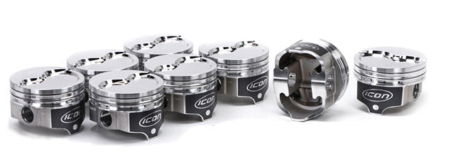 BBM Dished Piston Set 4.360 Bore -23.7cc - IC840040