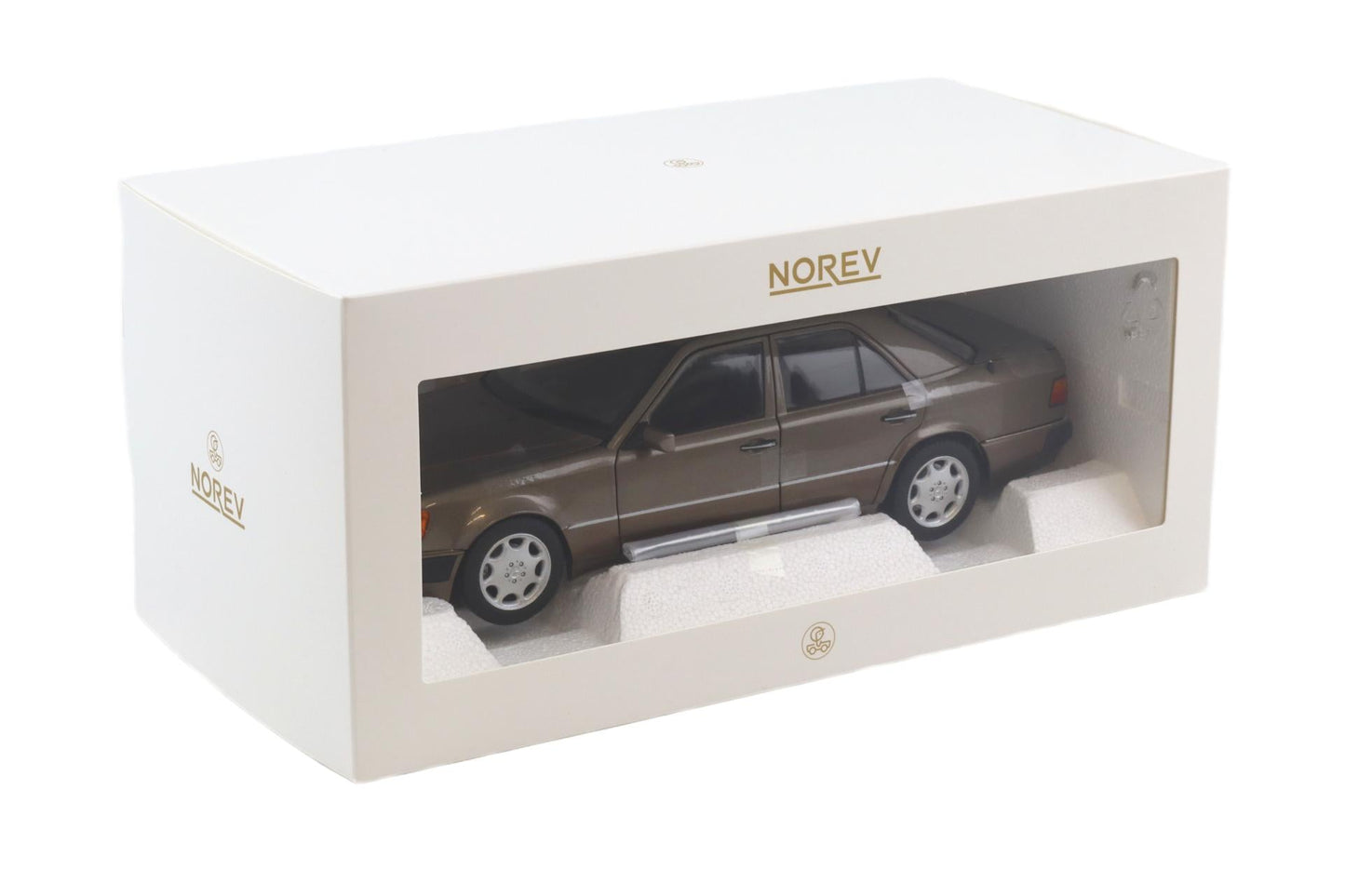 Norev 1990 Mercedes-Benz E Class 500E (W124) Impala Brown Metallic 1:18