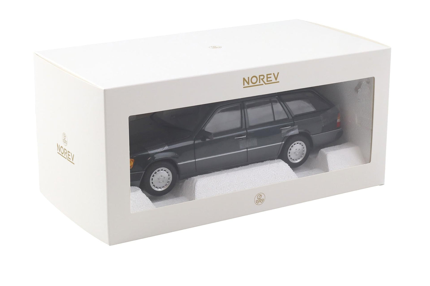 Norev 1:18 1990 Mercedes-Benz E Class 300TD (S124) Station Wagon T-Model Black 1:18