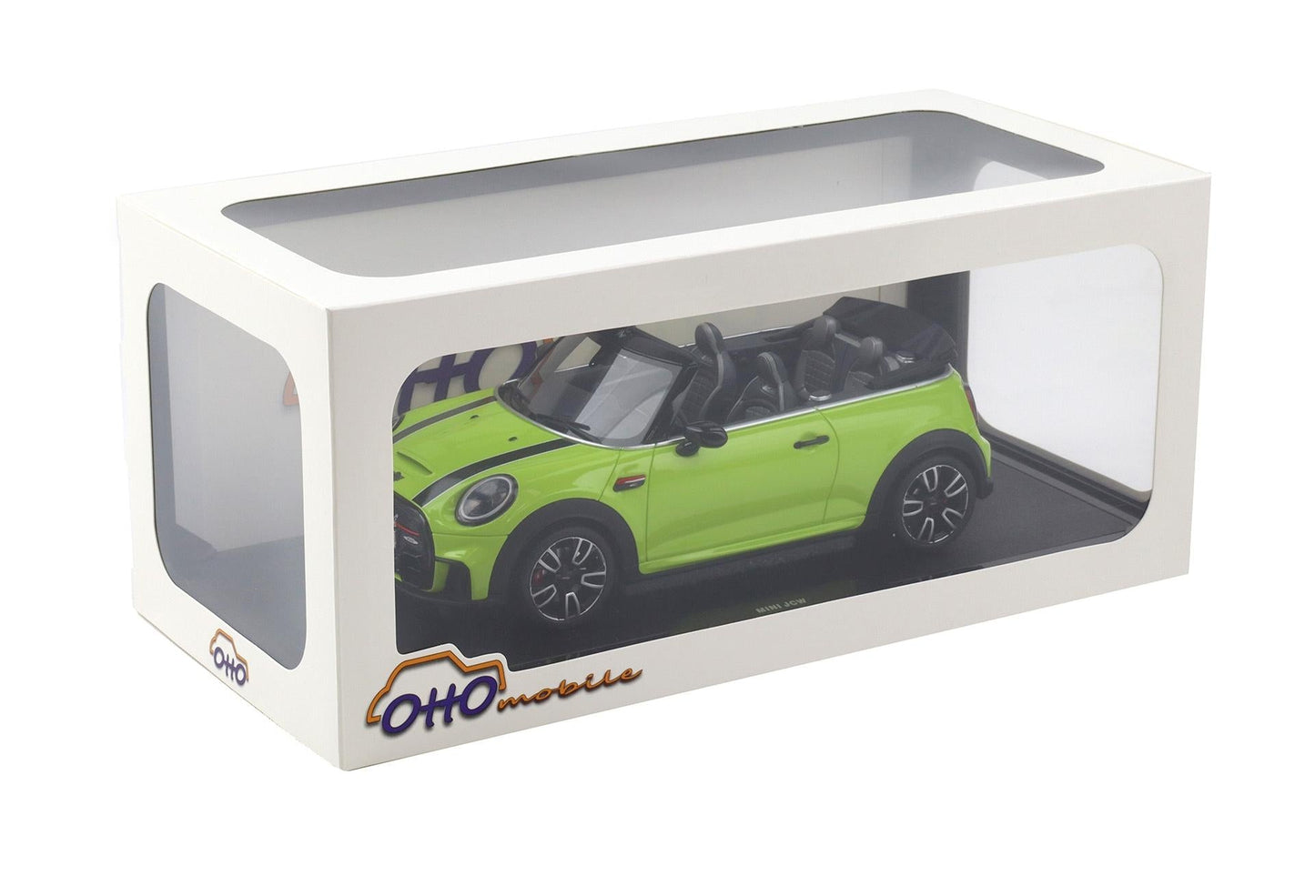 Otto 2021 Mini Cooper Cabrio F57 JCW John Cooper Works Zesty Yellow C5H 1:18