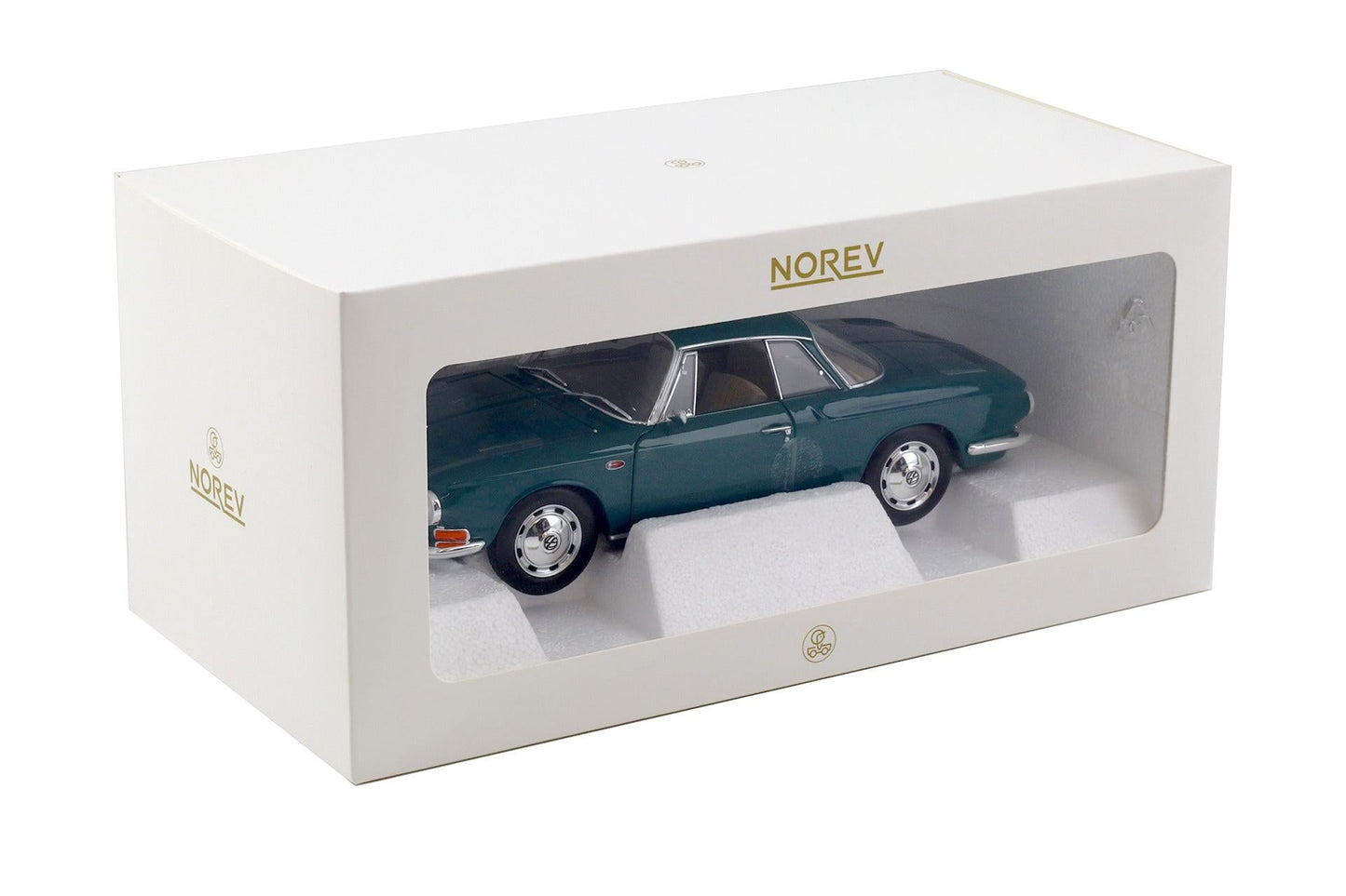 Norev1963 Volkswagen Karmann Ghia 1500 Coupe Smaragd Green 1:18