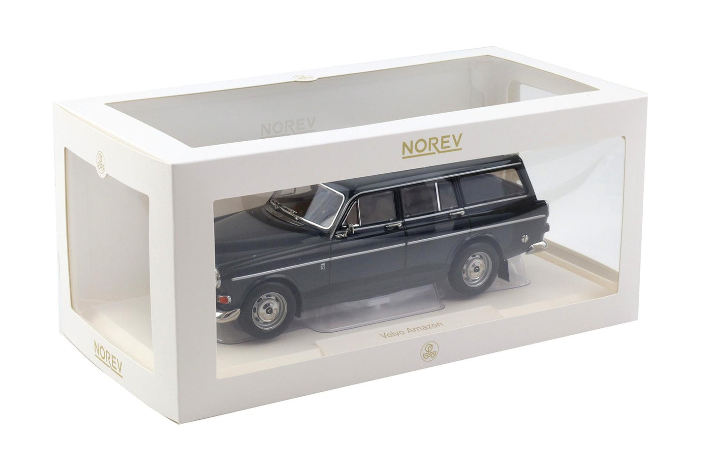 Norev 1966 Volvo Amazon Break Wagon Graphite Grey 1:18
