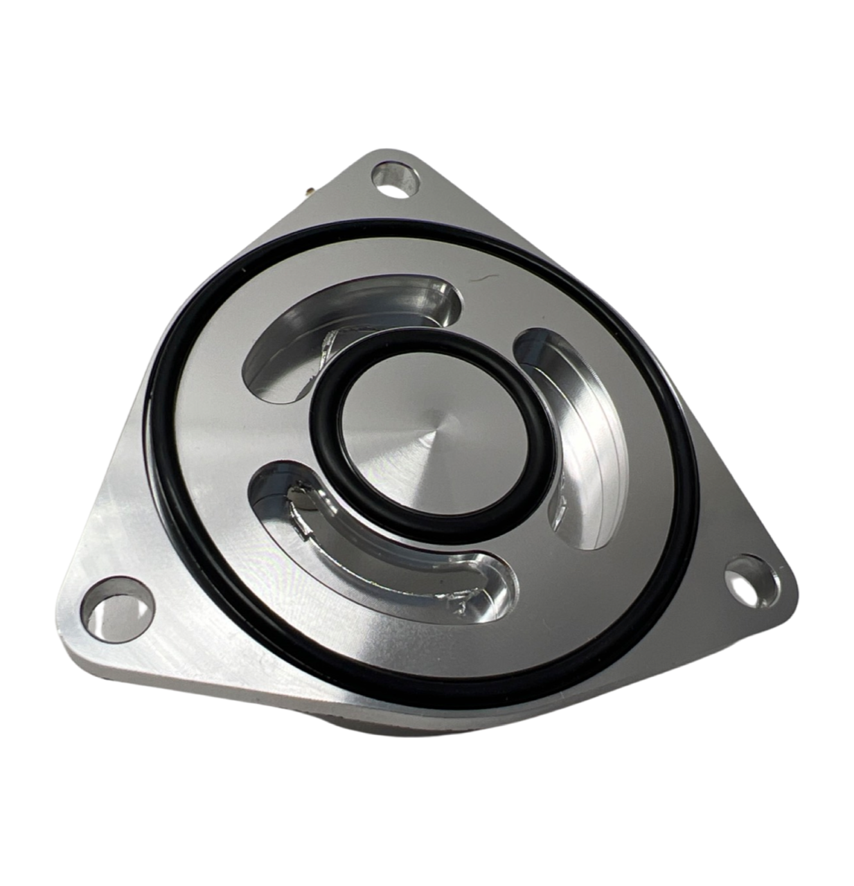 Billet Flange SSQV BOV Adapter Flange For HKS 10-14 Hyundai Genesis Coupe 2.0T
