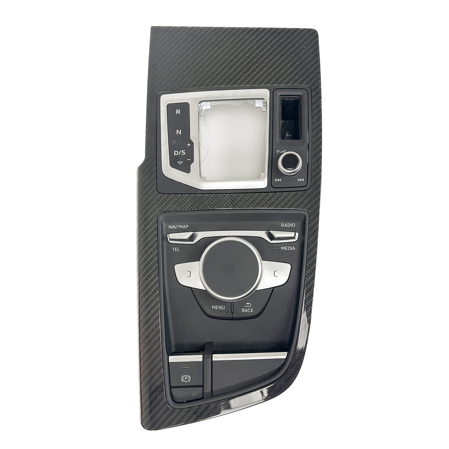 T1 2020 Audi R8 Carbon Center Console Shifter Bezel