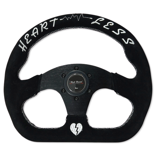 Bull Boost Performance Heartbreak Quadro Suede Steering Wheel + Short Hub Adapter Kit For Honda...