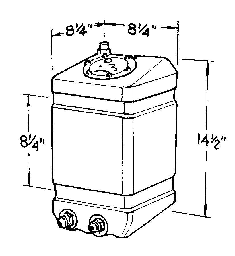 3 Gal. Drag Vertical - 25000301