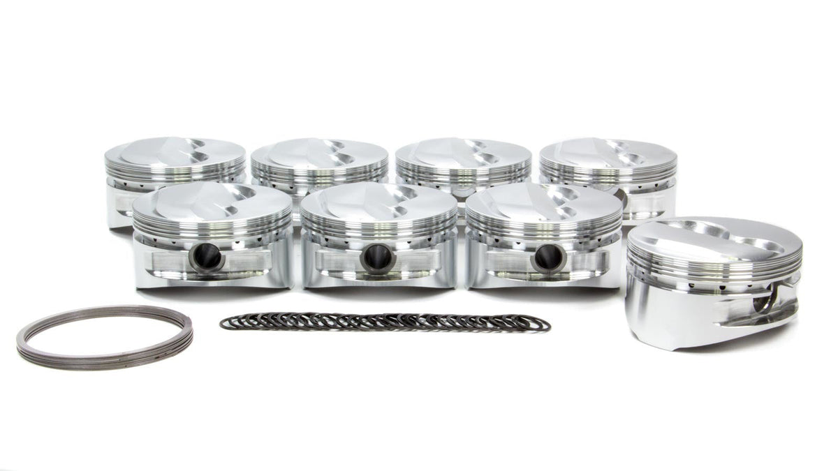 SBC Domed Piston Set 4.165 Bore +5.6cc - 182037