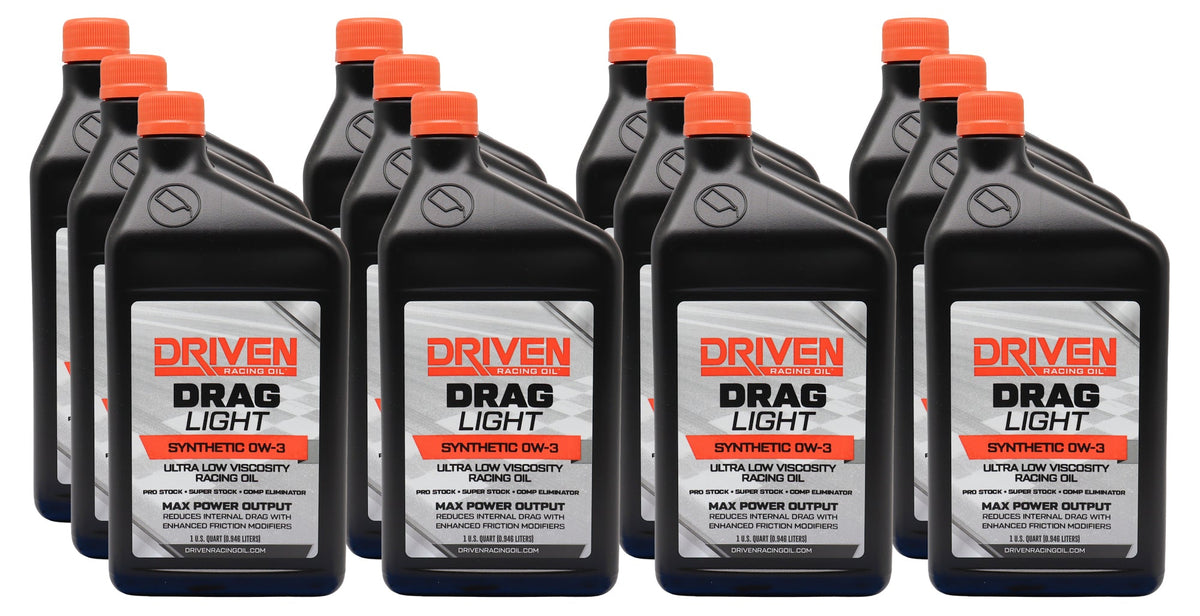 Drag Light 0W3 Motor Oil Case 12/Qt - 0303612