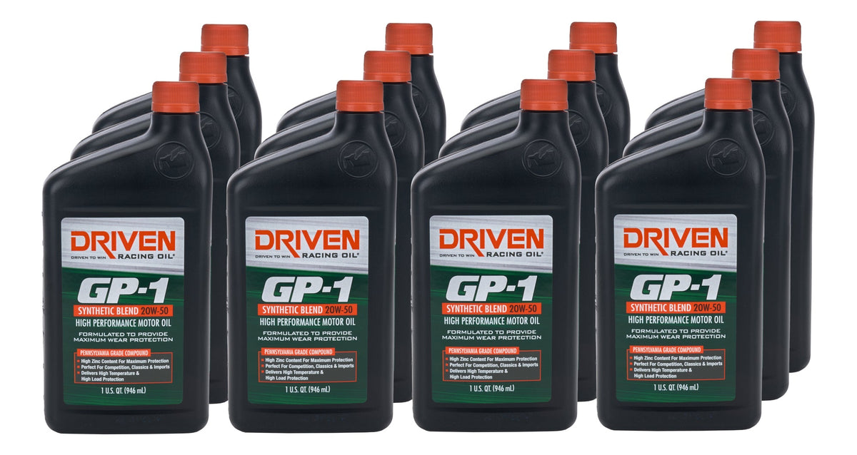 GP-1 20w50 SemiSynthetic Case 12 x 1 Quart - 1950612