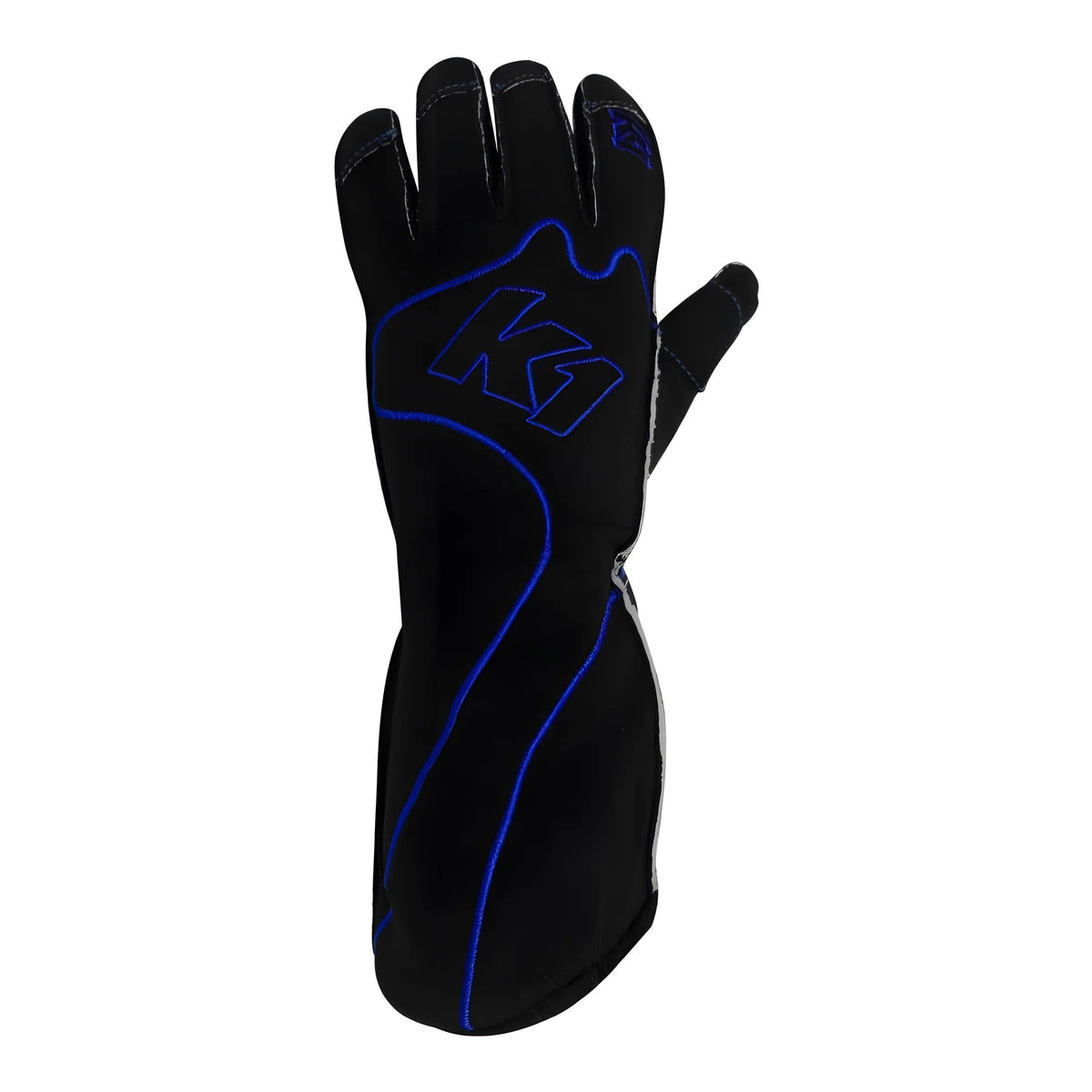 Gloves Karting RS1 Adult Medium Black/Blue - 13RS1BM
