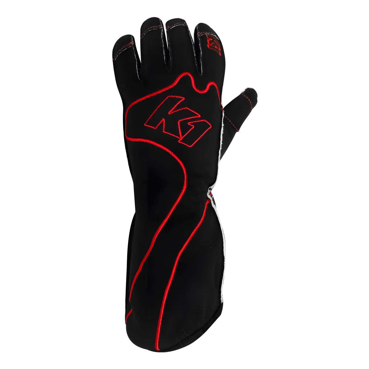 Gloves Karting RS1 Adult Large Black/Red - 13RS1RL