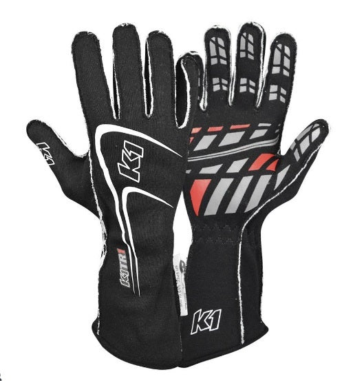 Glove Track1 Black Large SFI 5 - 23TR1NL