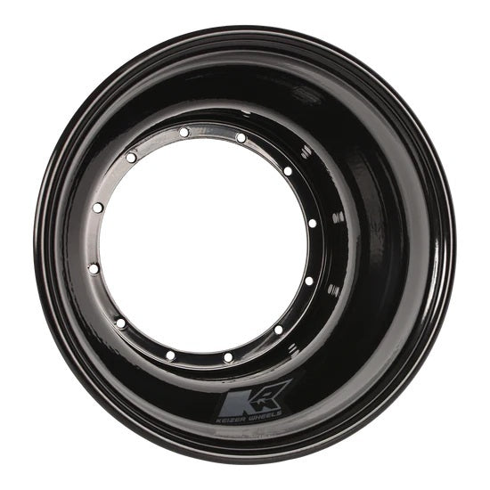 Wheel Half 12-Blt 10in x 3in Black Brake Bell - 103BCB