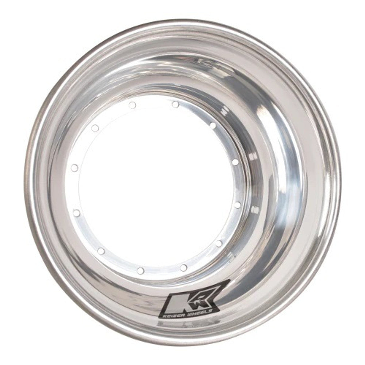 Wheel Half 12-Blt 10in x 6in Polished - 106