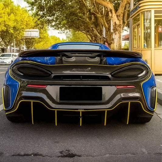 STRATEC SYSTEMS 600LT Conversion Carbon Fiber Rear Bumper for McLaren 540C 570S 570GT - View 2