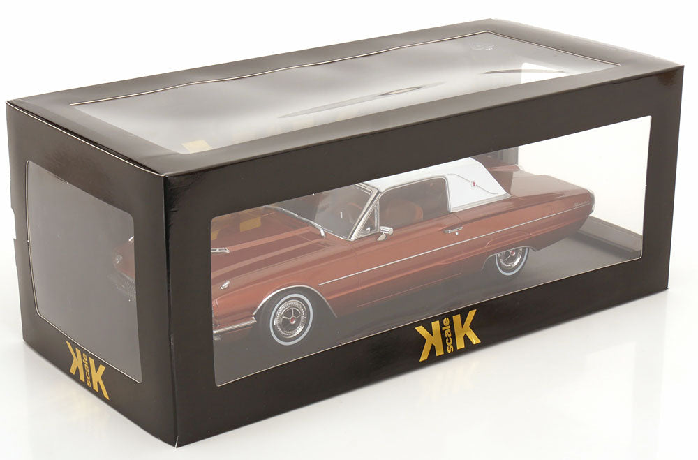 KK Scale 1966 Ford Thunderbird Coupe Copper Metallic 1:18