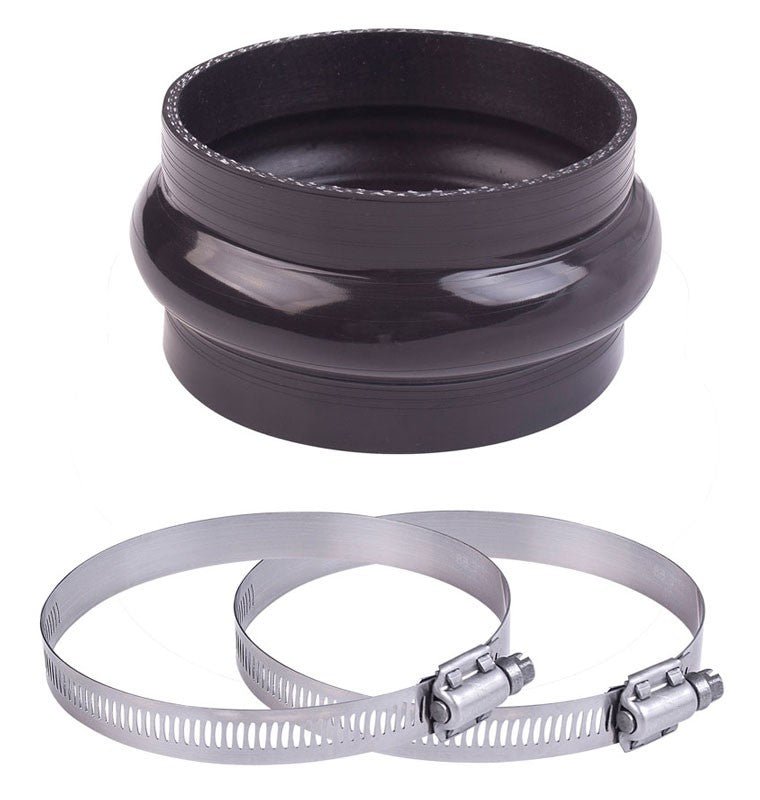 Airaid U-Build-It - 3.5in x 3.5in Hump Hose w/ Clamps - Silicone 140-350
