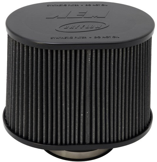 AEM Induction AEM Dryflow 5in. X 9in. Oval Straight Air Filter 21-2279BF