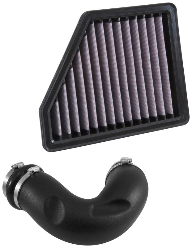 Airaid 2010-2015 Chevy Camaro SS V8-6.2L F/I Airaid Jr Intake Kit - Oiled / Red Media 251-714