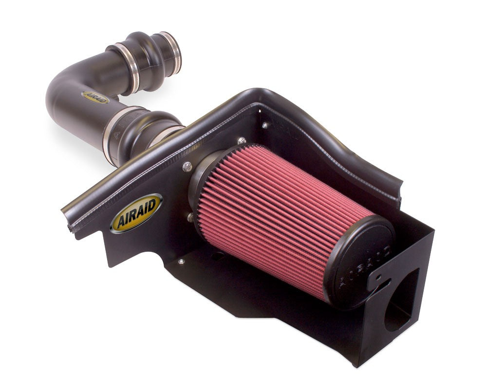 Airaid 97-03 Ford F-150/97-04 Expedition 4.6/5.4L CAD Intake System w/ Blk Tube (Dry / Red Media) 401-249