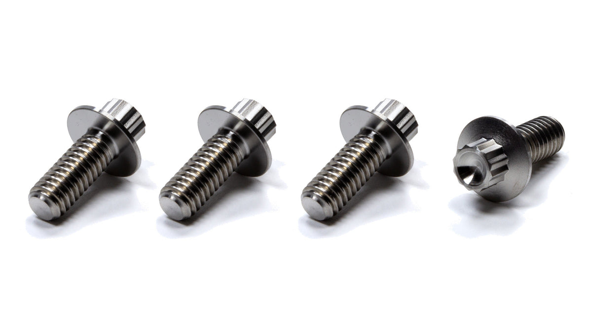 Fuel Tank Bolts Titanium 4pcs 12 Point Heads - 4096