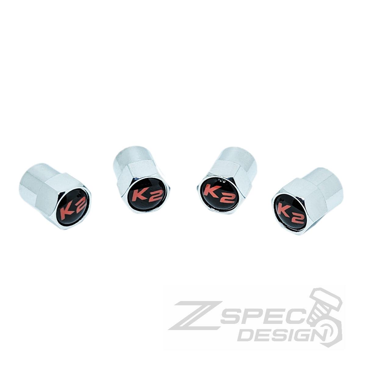 Chrome Valve Stem Tire Caps, Style: KIA K2
