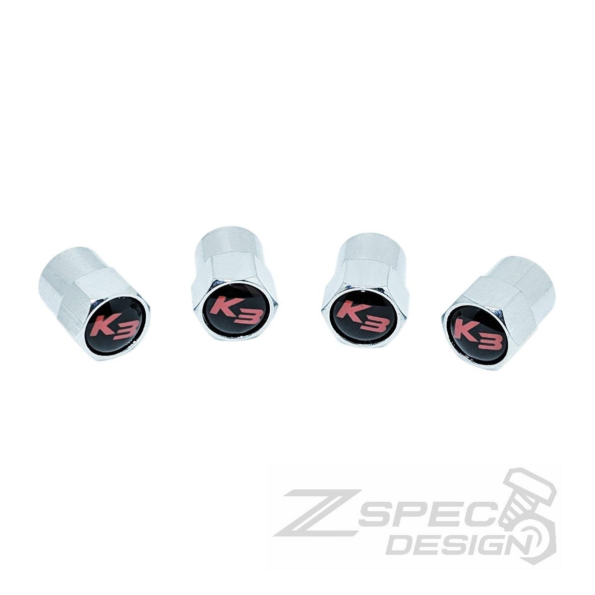Chrome Valve Stem Tire Caps, Style: KIA K3