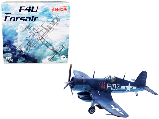 Rapid Vehicles Vought F4U-1D Corsair Fighter Plane "1st Lt. Phillip DeLong Marine Fighter...