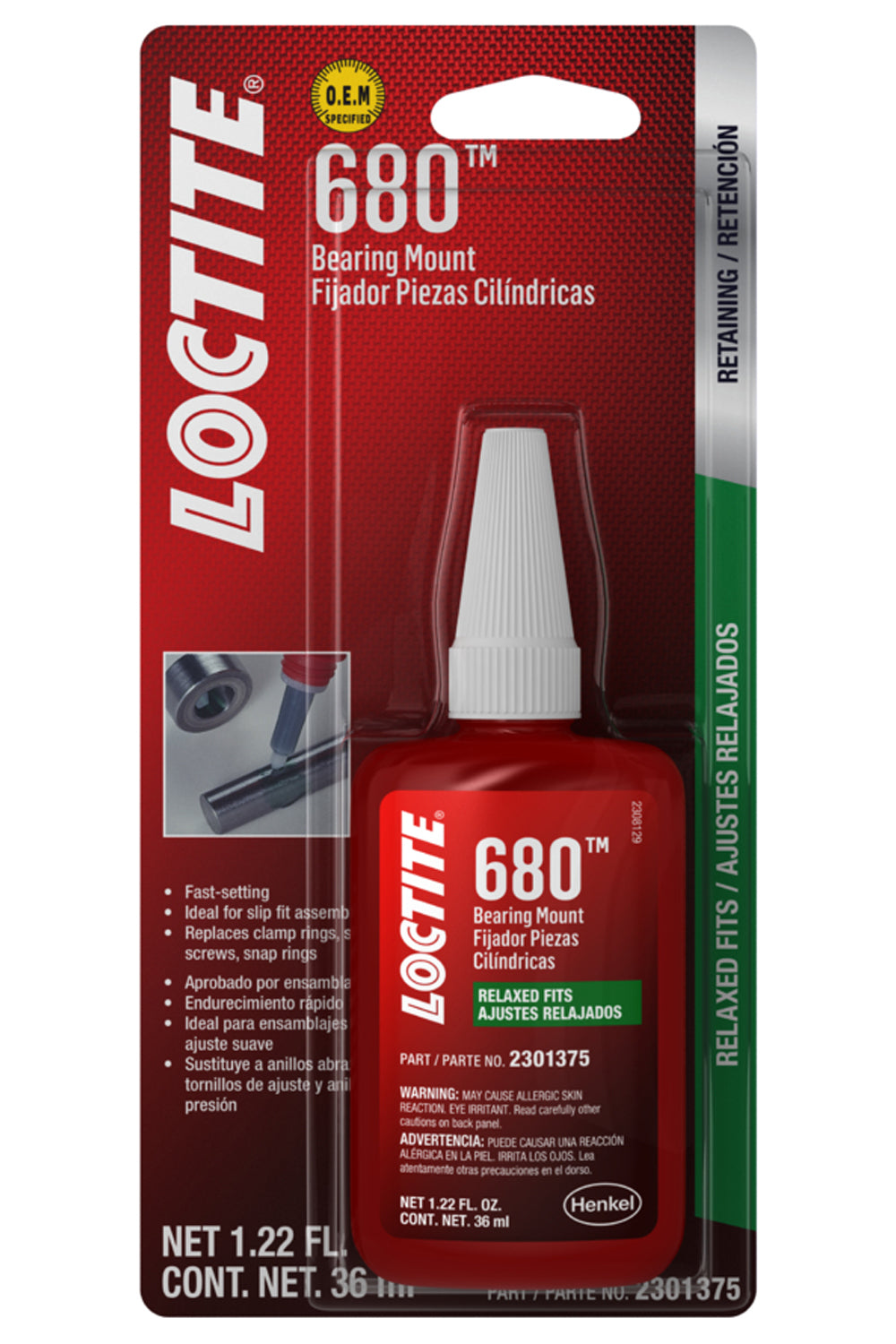 680 Bearing Mount Retaining Compound - 2301375