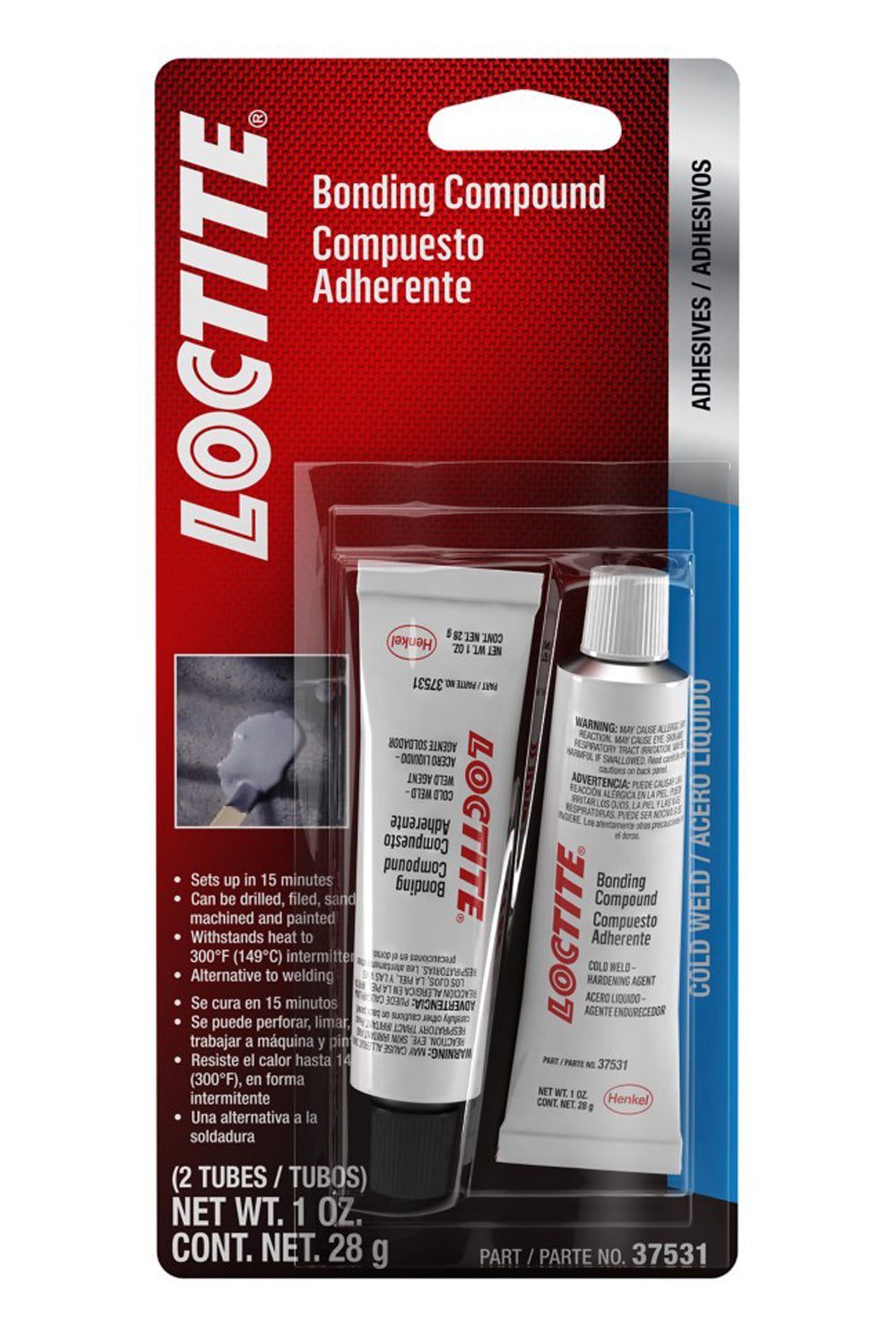 Locweld Bonding Compound 2pk 1oz Tube - 495540