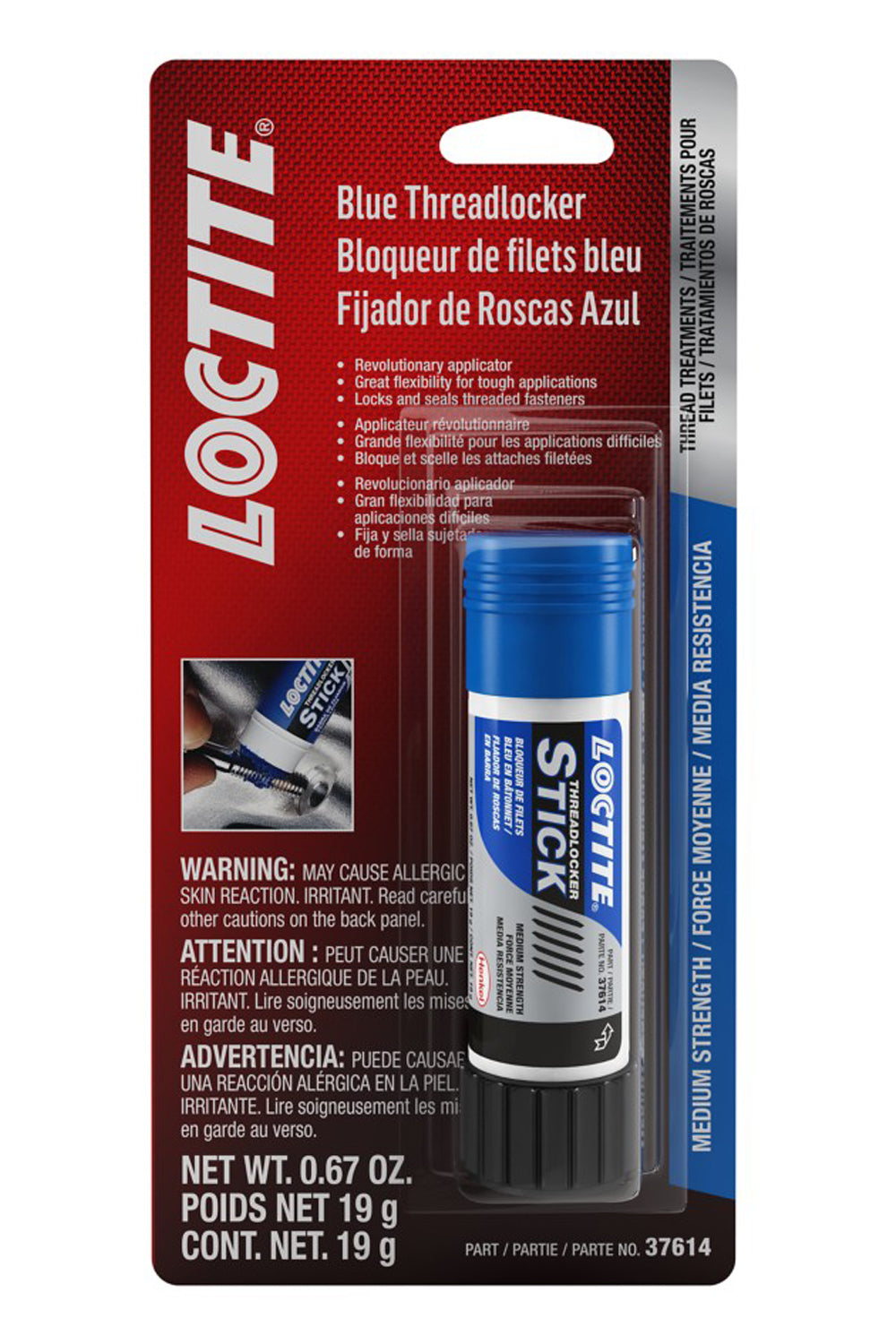Threadlocker Blue Stick 19g/.67oz - 504466