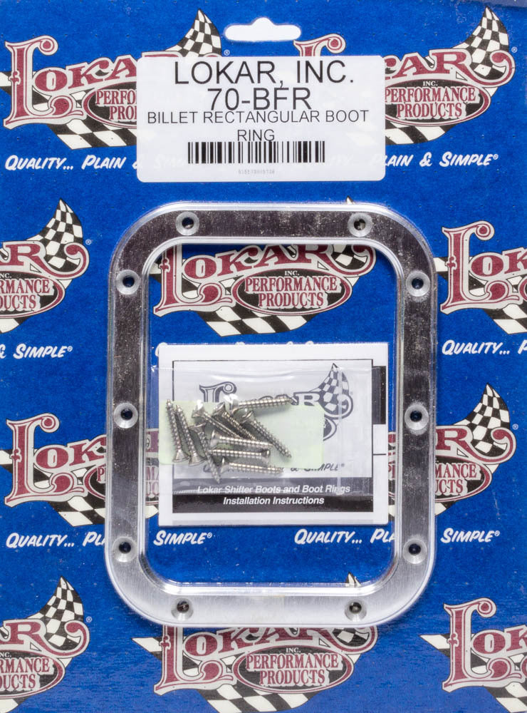 Billet Rectangular Boot Ring - 70BFR