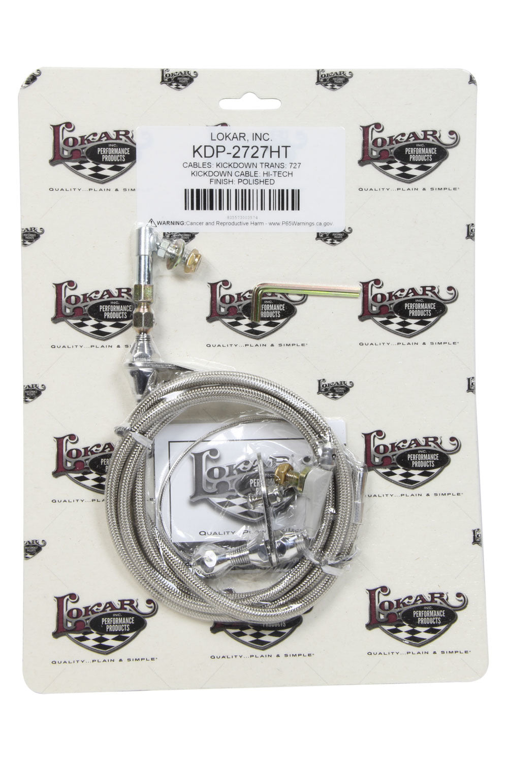 Polished Kickdown Cable 727 - KDP2727HT