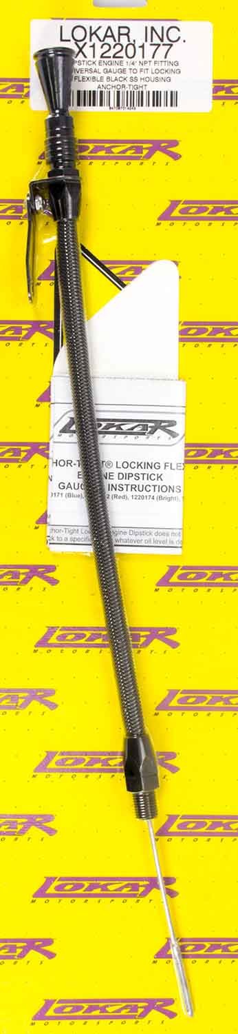 Locking Engine Dipstick Black Stainless - X1220177
