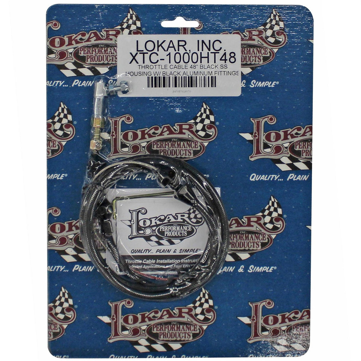 48IN Throttle Cable Black - XTC1000HT48