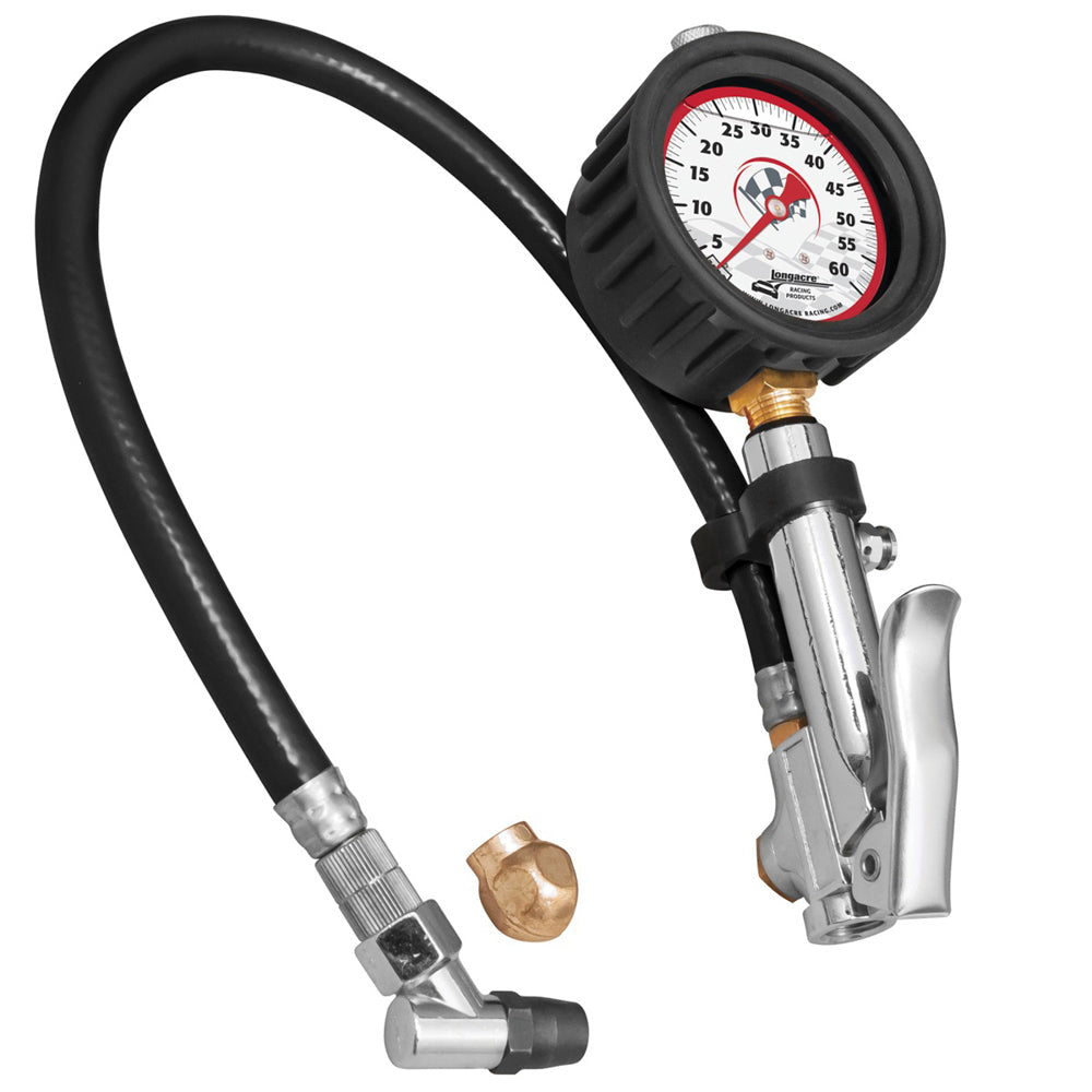 Tire Gauge Quick Fill 0-60psi 2-1/2in Glow - 5252008