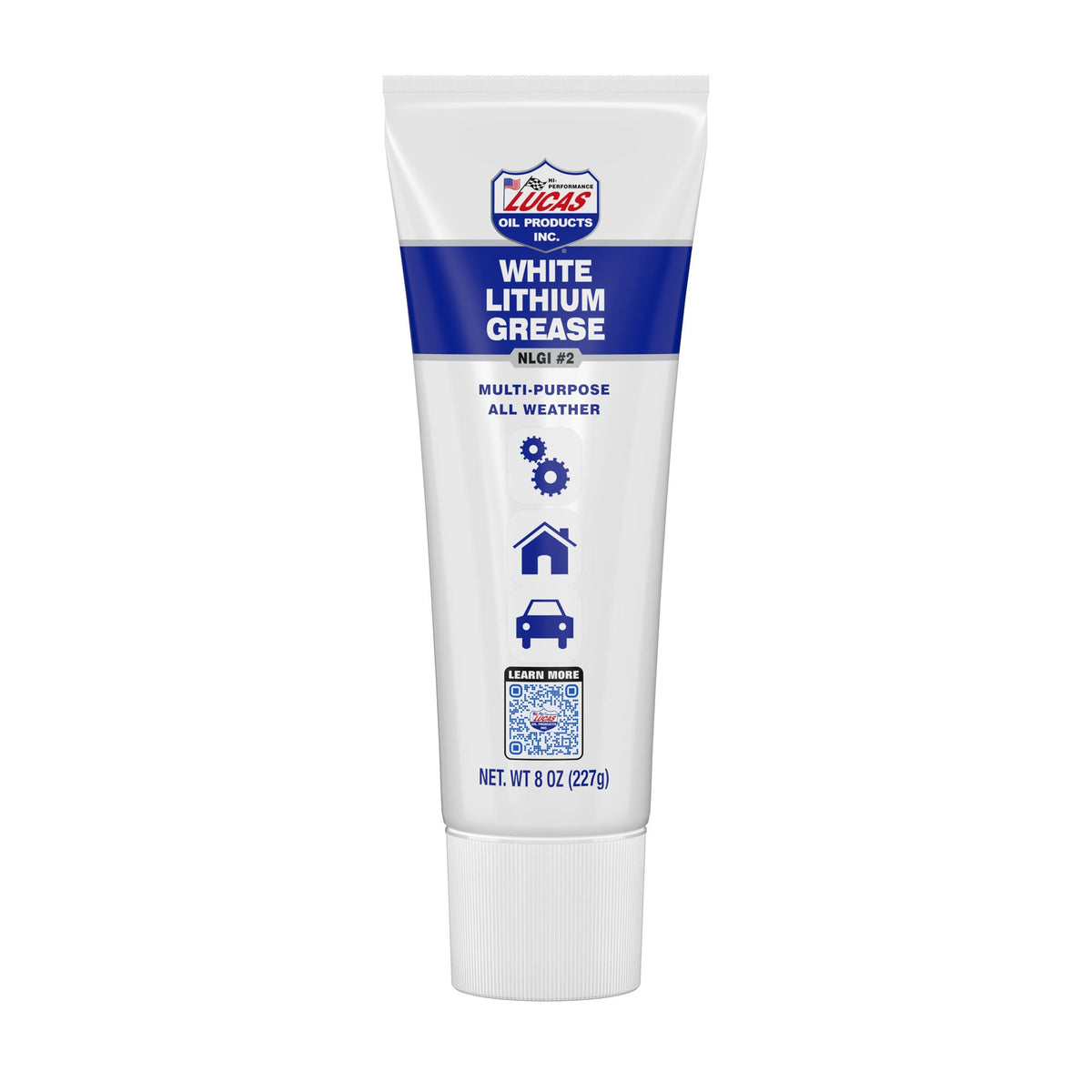 White Lithium Grease 8 Ounce - LUC10533