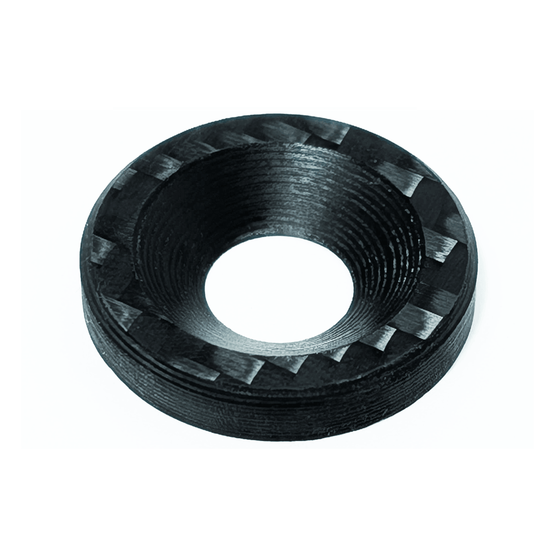 ZSPEC Carbon-Fiber Dress-Up Washers (Carbon-Weave Style), Per Each