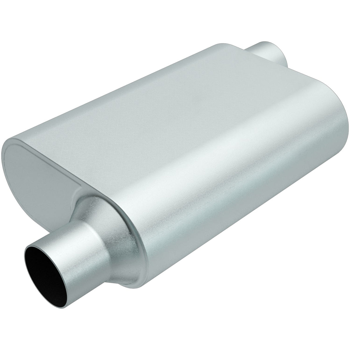 Rumble Aluminizd Muffler 2.5in Offset In/Out - R22543