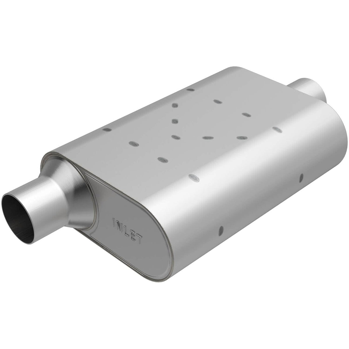 Rumble Stainless Muffler 3in Offset/Center - R33041